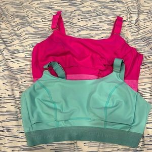 Sarah Wells bright colors L-busty nursing & pumping bra two pack